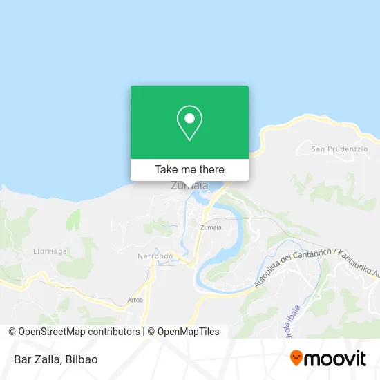 Bar Zalla map