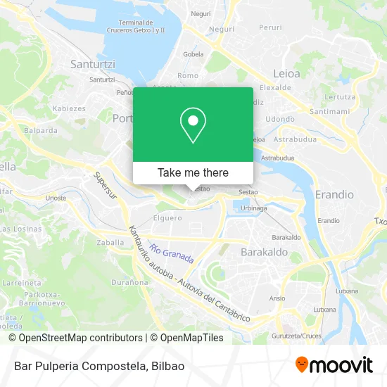 Bar Pulperia Compostela map