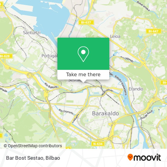 Bar Bost Sestao map