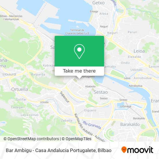Bar Ambigu - Casa Andalucia Portugalete map