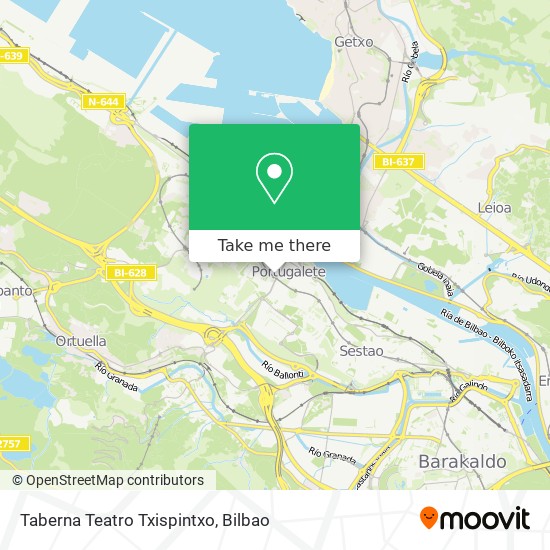 Taberna Teatro Txispintxo map
