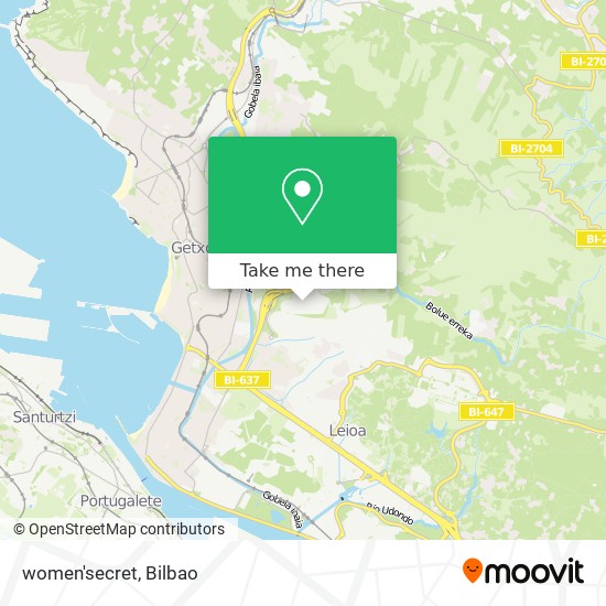 mapa women'secret