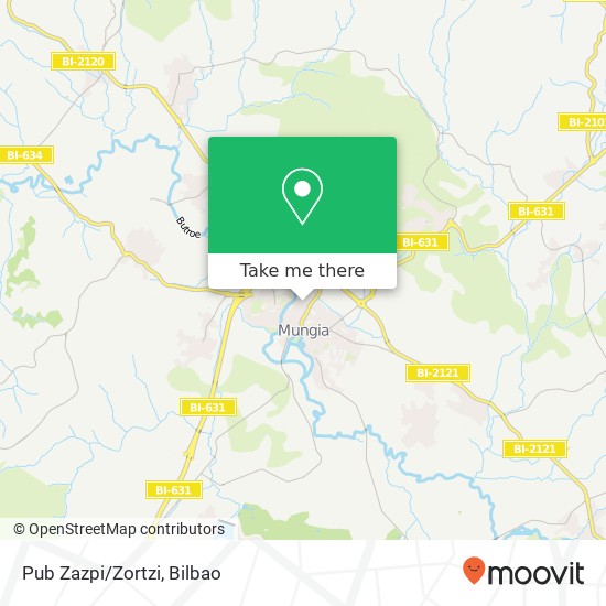 mapa Pub Zazpi/Zortzi