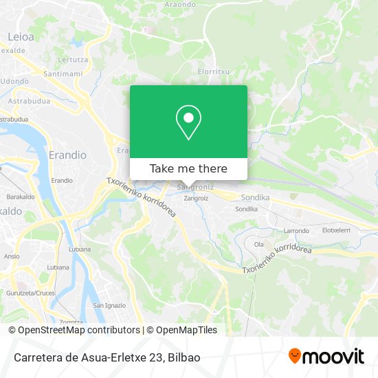 Carretera de Asua-Erletxe 23 map
