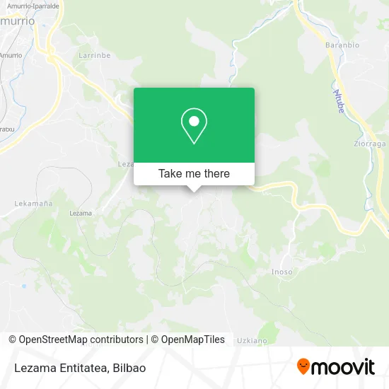 Lezama Entitatea map