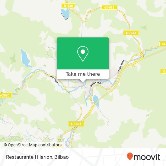 mapa Restaurante Hilarion