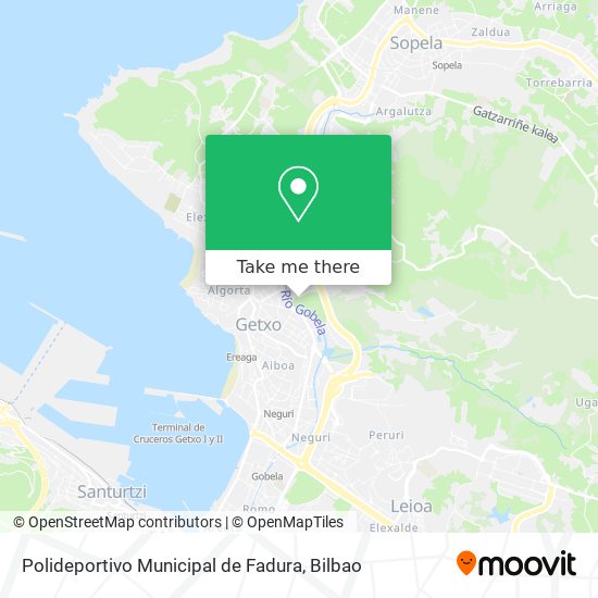 Polideportivo Municipal de Fadura map