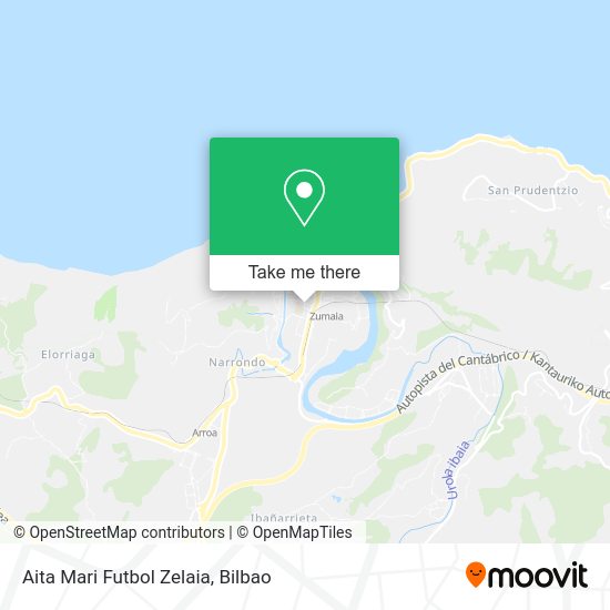 Aita Mari Futbol Zelaia map