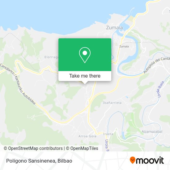 Polígono Sansinenea map