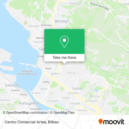 mapa Centro Comercial Artea