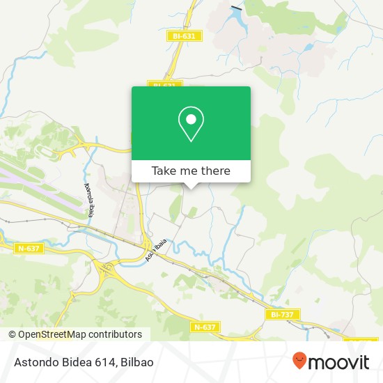 Astondo Bidea 614 map