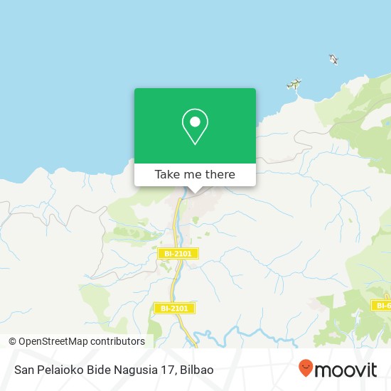 mapa San Pelaioko Bide Nagusia 17