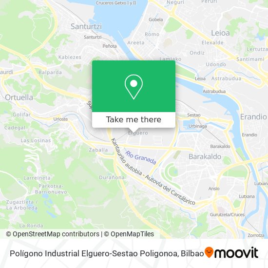 Polígono Industrial Elguero-Sestao Poligonoa map
