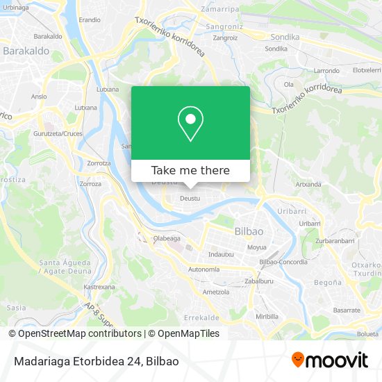 Madariaga Etorbidea 24 map