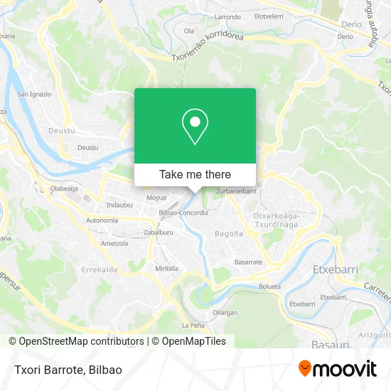 Txori Barrote map