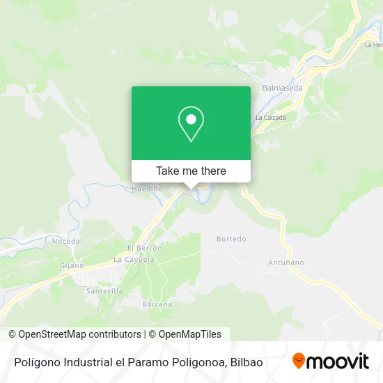 Polígono Industrial el Paramo Poligonoa map