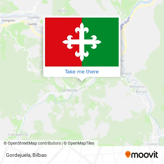 Gordejuela map
