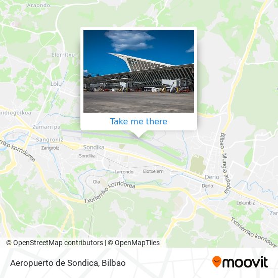 Aeropuerto de Sondica map