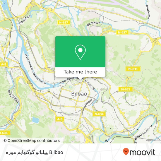 بیلبائو گوگنهایم موزه map