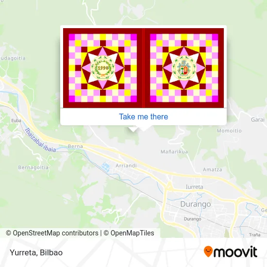 Yurreta map