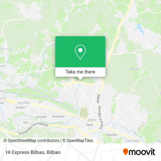 Hi Express Bilbao map