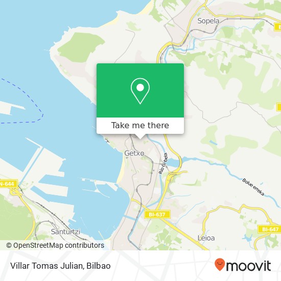 Villar Tomas Julian map