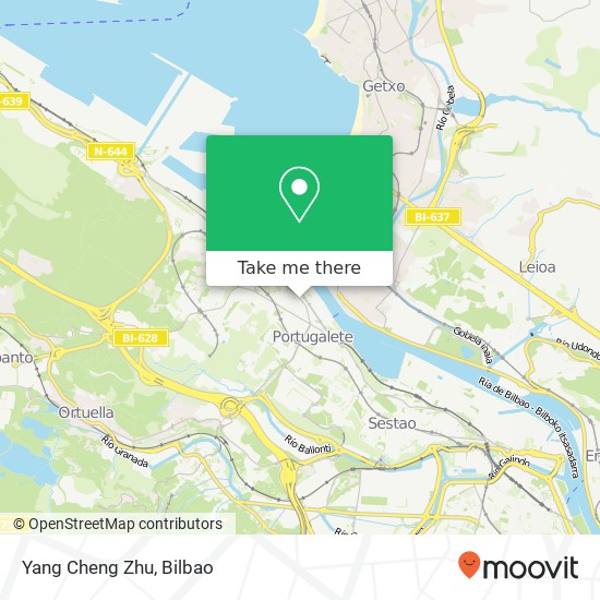 mapa Yang  Cheng Zhu