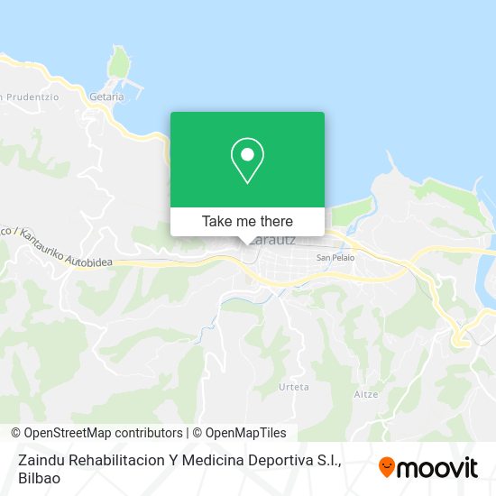 Zaindu Rehabilitacion Y Medicina Deportiva S.l. map