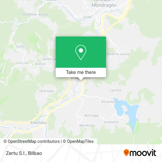 Zertu S.l. map