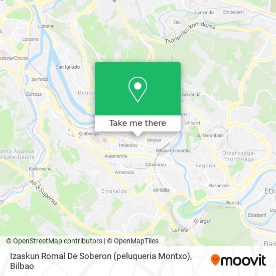 Izaskun Romal De Soberon (peluqueria Montxo) map