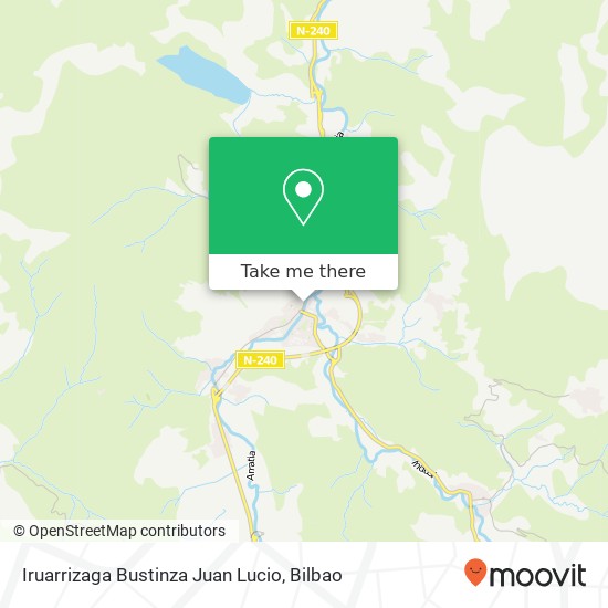 mapa Iruarrizaga Bustinza Juan Lucio