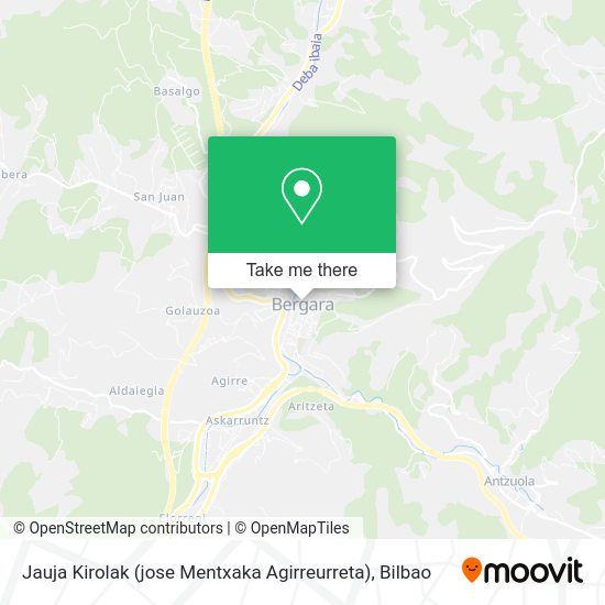 Jauja Kirolak (jose Mentxaka Agirreurreta) map