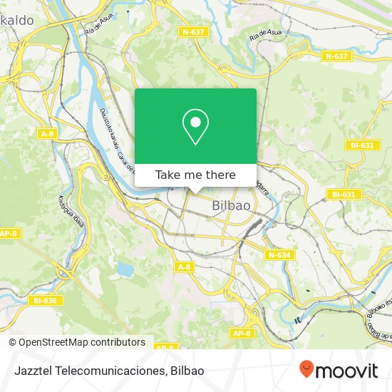 Jazztel Telecomunicaciones map