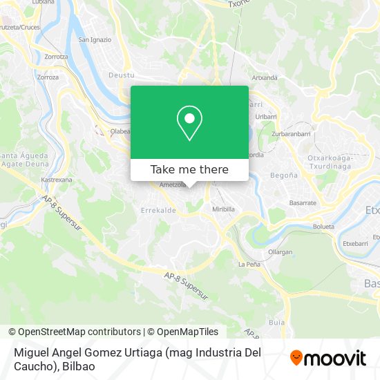 Miguel Angel Gomez Urtiaga (mag Industria Del Caucho) map