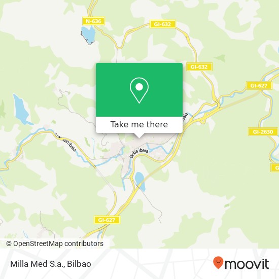 Milla Med S.a. map