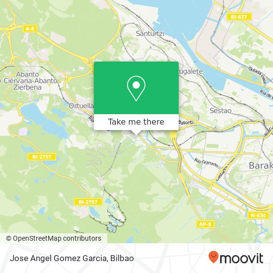 Jose Angel Gomez Garcia map