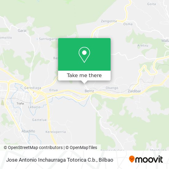 Jose Antonio Inchaurraga Totorica C.b. map