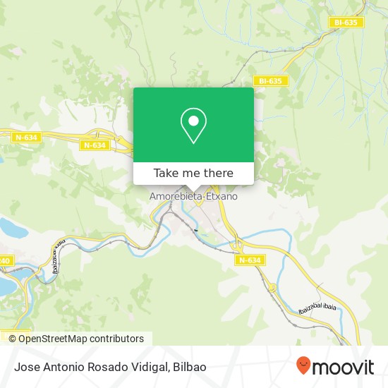 Jose Antonio Rosado Vidigal map