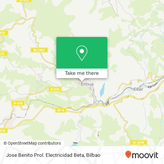 mapa Jose Benito Prol. Electricidad Beta