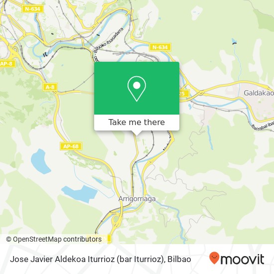 Jose Javier Aldekoa Iturrioz (bar Iturrioz) map