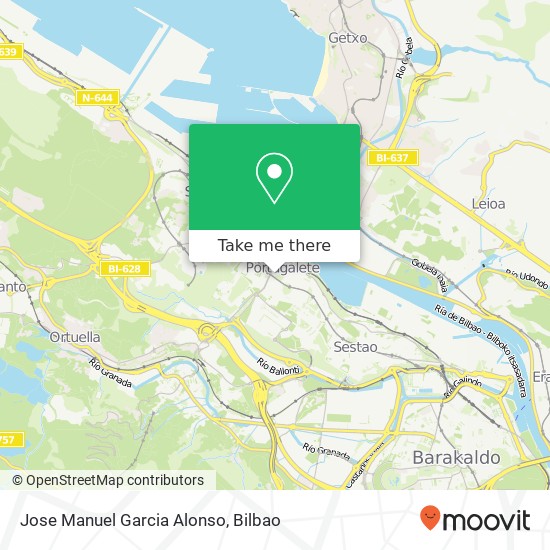 Jose Manuel Garcia Alonso map