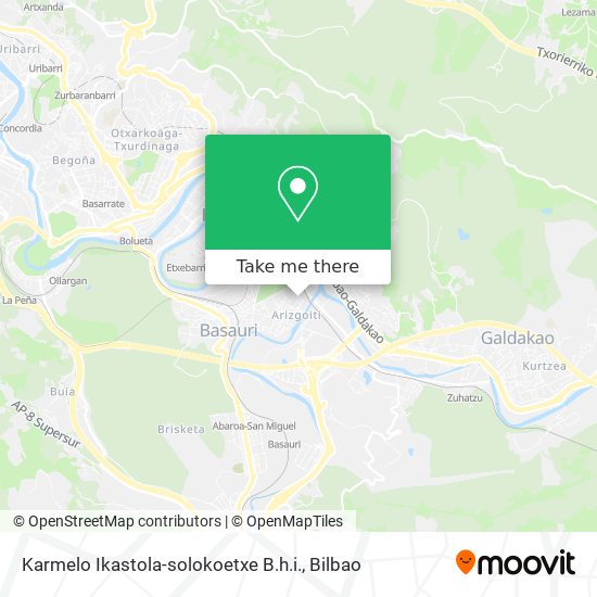 mapa Karmelo Ikastola-solokoetxe B.h.i.