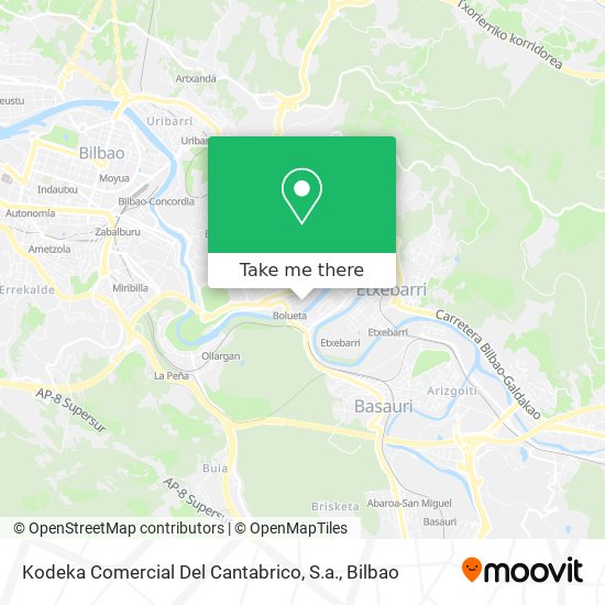 Kodeka Comercial Del Cantabrico, S.a. map