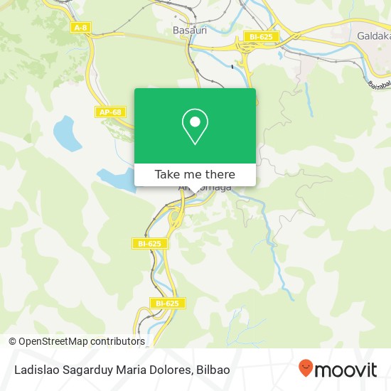 Ladislao Sagarduy Maria Dolores map