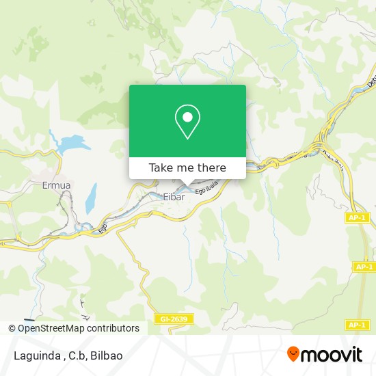 Laguinda , C.b map