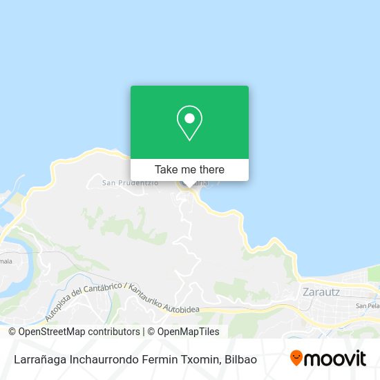 Larrañaga Inchaurrondo Fermin Txomin map