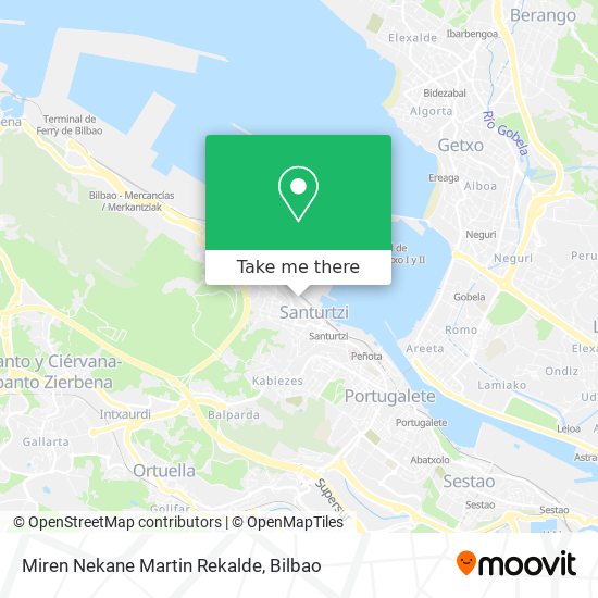 Miren Nekane Martin Rekalde map