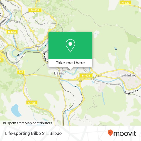 mapa Life-sporting Bilbo S.l.