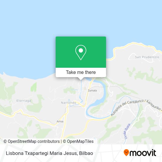 Lisbona Txapartegi Maria Jesus map