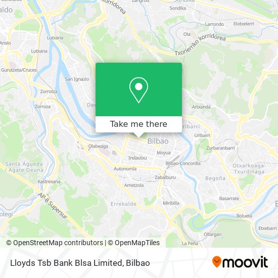 Lloyds Tsb Bank Blsa Limited map